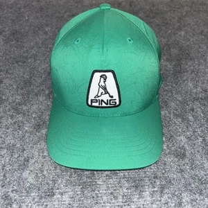 Ping Mr PING Blossom Snapback Hat (Green Limited Edition,ADJ)FLEXFIT TECH ONETEN - Picture 1 of 8