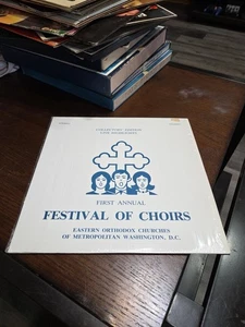 First Annual Festival Of Choirs Eastern Orthodox Church LP Vinyl - Imagen 1 de 4