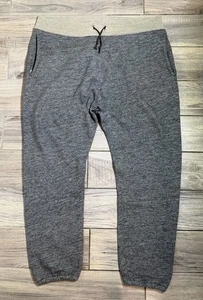 Pantalones deportivos de vellón de peso pesado Double RL para hombre talla XXL $275 gris jaspeado RRL - Imagen 1 de 10