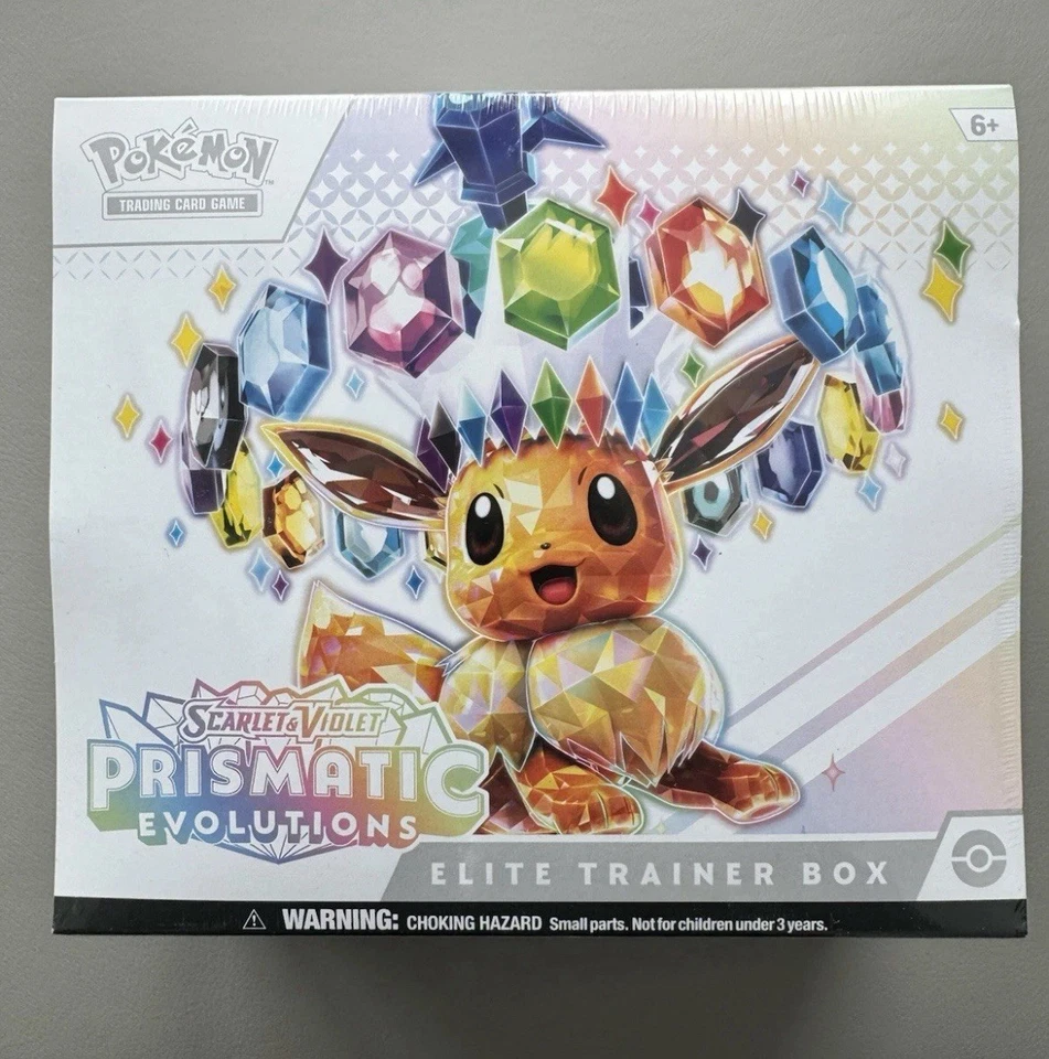 💎 Pokemon TCG Prismatic Evolutions Elite Trainer Box ETB LACRADO NOVO - Imagem 1 de 1