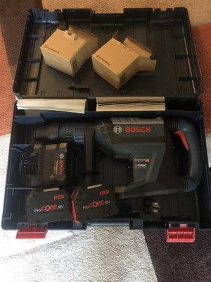 Bosch 0611913072 GBH 18V-45C Pro BITURBO SDS-Max Hammer 18V 2x 12.0Ah ProCORE18V - Image 1 of 4