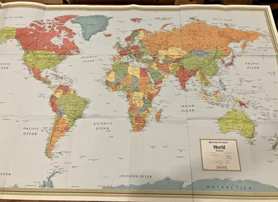 Mapa del Mundo Rand McNally - Serie M Foto 1 de 4