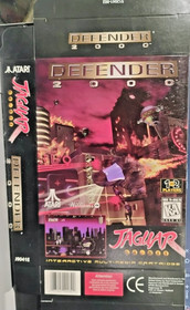 DEFENDER 2000 DISPLAY BOX Atari Jaguar- Light Damage - # 01