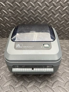 Zebra GK420D D/T Thermal Label Printer USB/Ser/Par & Peeler Untested - Picture 1 of 5