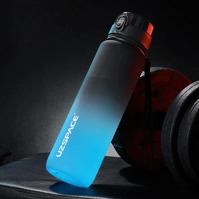 500/1000ml Sport Water Bottle BPA-Free Leakproof Frosted Tritan Gym Fitness Cup - Image 1 of 4