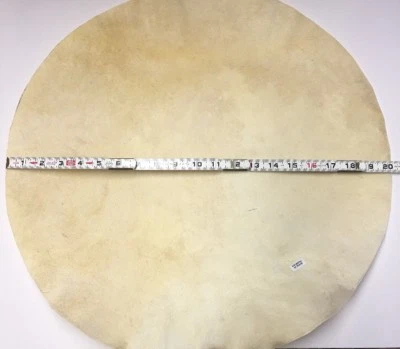 5D2 Natural Goat Skin Drum Head 20”. Cuero Natural Para/for Pleneras/Tamborine