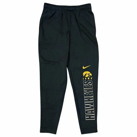 NWT Nike On Field Iowa Hawkeyes Team Issue Men's Sweatpants Black Size L Cover