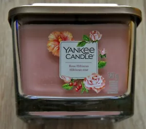 Yankee Candle Elevation ROSE HIBISCUS, 347g 3-Docht Duftkerze Selten - Picture 1 of 1