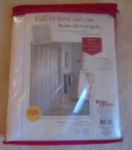 Better Homes and Gardens Shower Curtain Lace SHEER JOLIE 70 x 72 NEW - Picture 1 of 5