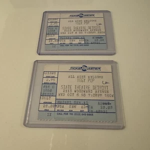 Vintage 90s Iggy Pop Ticket Stub 1993 Concert Tour Detroit Michigan Punk Rock - Bild 1 von 6