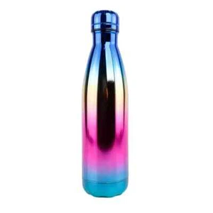 500ml Rainbow Stainles Steel Water Bottle Vacuum Insulated Metal Sport Gym Flask - Picture 1 of 3