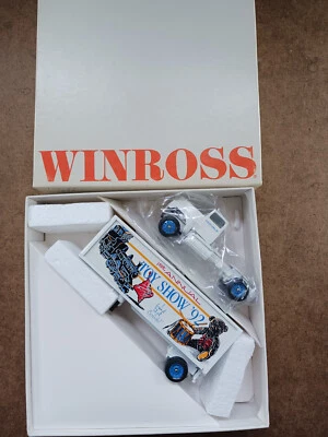 VINTAGE WINROSS 1992 1st annual Carlisle Toy Show TRACTOR Trailer 1/64 — 第 1/4 张图片