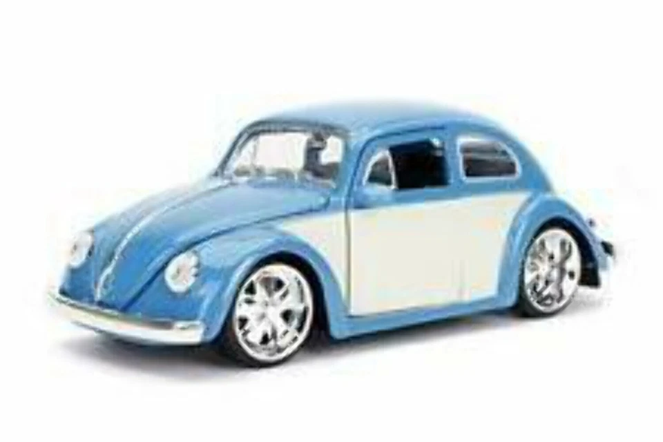 VW Maggiolino 1959 Blu/Bianco, Modellino Auto 1:24 / jada toys - Immagine 1 di 1