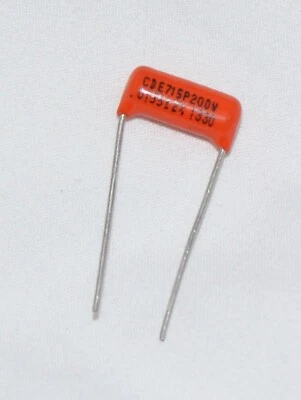 SPRAUGE 0.15nF GUITAR TONE CAPACITORS 200V ORANGE DROP 0.015uF NECK HUMBUCKER - Image 1 of 4