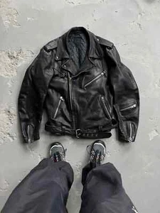 Vintage Leather Jacket IXS Mens Size XL - Picture 1 of 12