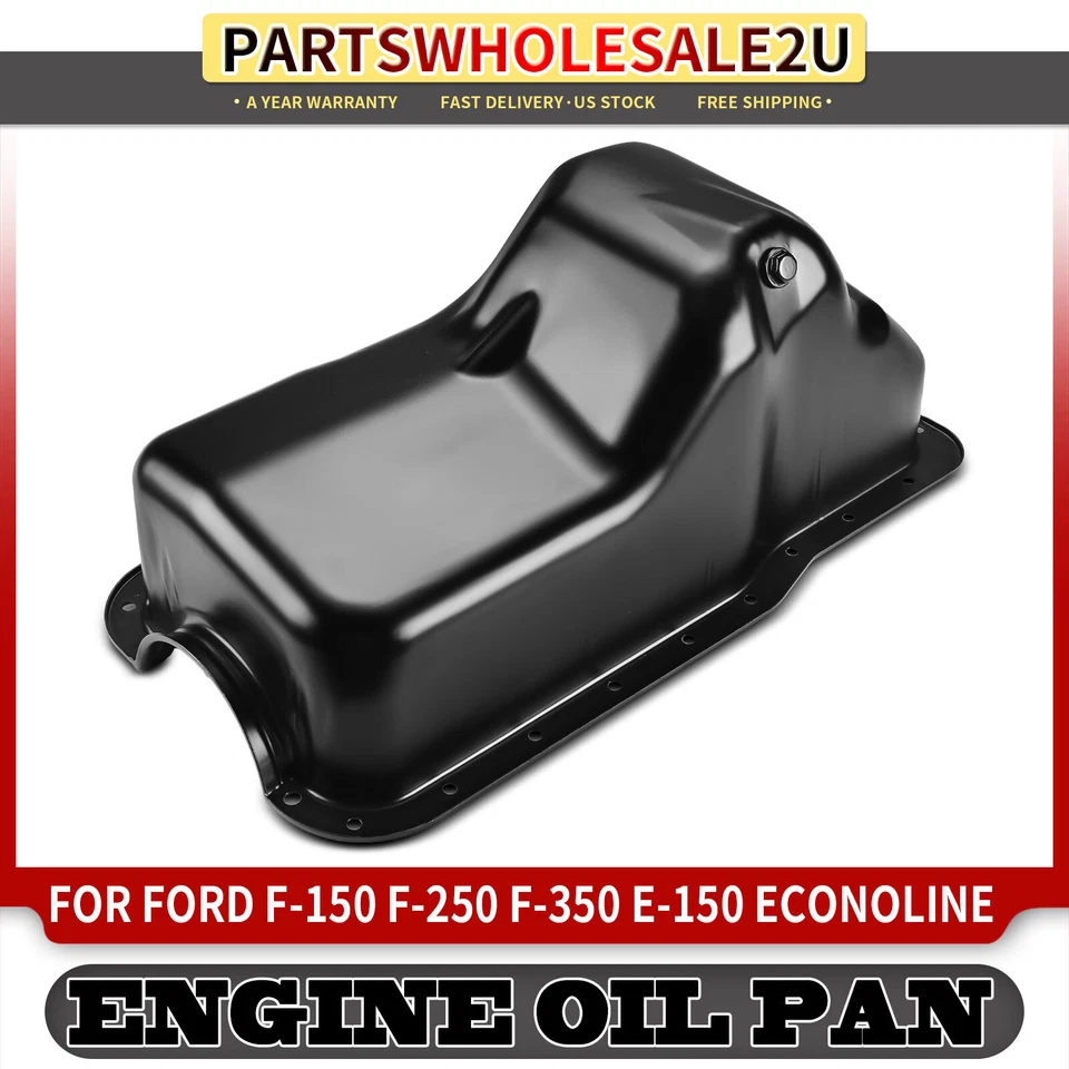 Маслосборник двигателя для Ford F-100 F-150 F-250 F-350 E-150 E-250 Econoline 5,0 л - Изображение 1 из 4