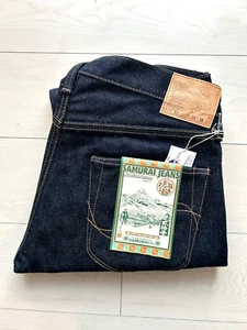 Samurai Jeans S003JP 21oz Extra Heavy "YAMATO" Model Selvedge Slim Straight Wash - Picture 1 of 14