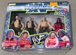 1998 Jakks Pacific Over the Edge Rock Triple H Kane Stone 4 Figure WWE WWF - Picture 1 of 4