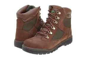 [TB0449922141] Timberland Field Boot Mid Lace Up Boot Brown *NEW* - Picture 1 of 7