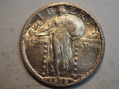 1918 S  STANDING LIBERTY SILVER  QUARTER  ***NICE!*** FREE SHIPPING A0113 Cover