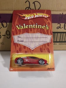 Hot Wheels Zotic Red 2008 Valentine's Day New on Card - Picture 1 of 6