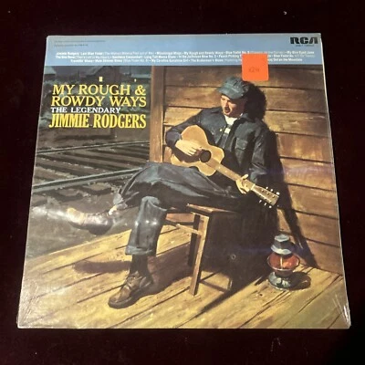 Jimmie Rodgers – My Rough & Rowdy Ways Vinyl Record LP Vintage MONO - Image 1 of 2