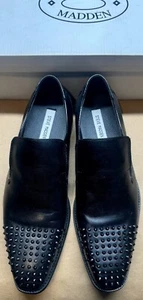 Steve Madden Black Studded 10 Leather Upper New/Box - Bild 1 von 2