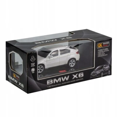 RC Ferngesteuerter 1:24 Auto BMW x6 mit Fernbedienung Ferngesteuertes WEISS - Bild 1 von 4