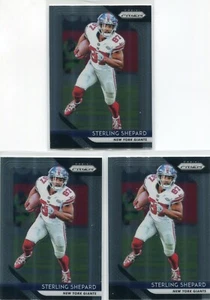 LOT (5) STERLING SHEPARD NEW YORK GIANTS - 2018 PRIZM FOOTBALL - 650 - Picture 1 of 2