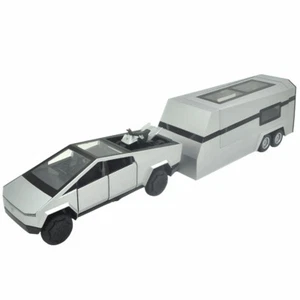 1:32 for Tesla pickup truck caravan metal toy car model children's toys gifts - Picture 1 of 9