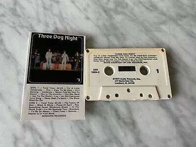 Three Dog Night Self Titled CASSETTE Tape 1977 ARI 1004-C J Chuck Negron RARE! - Image 1 of 3