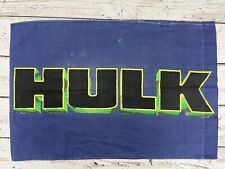 2003 Marvel The Hulk Movie Spell Out Double Sided Super Hero Pillow Case