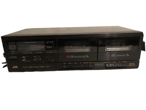 Vtg JVC TD-W11J DOUBLE CASSETTE DECK Made In Japan. PARTS REPAIR - Picture 1 of 7