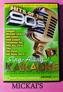 HITS OF THE 1990'S - SING-ALONG KARAOKE HIGH QUALITY INTERACTIVE DVD CHER & MORE - Bild 1 von 2