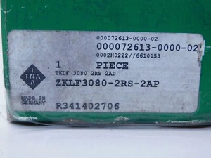 INA RODAMIENTO AXIAL DE BOLAS DE CONTACTO ANGULAR ZKLF 3080-2RS-2AP -NUEVO- - Imagen 1 de 3