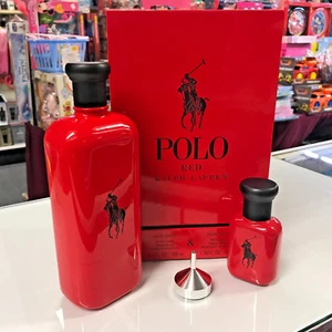 Polo RED Ralph Lauren 300ml & 40ml X-Large Eau De Toilette Spray Refillable Set - Picture 1 of 2