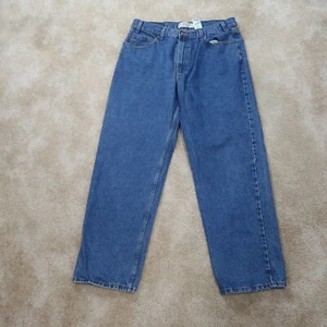 Levi's Signature Relaxed Straight Leg Jeans Men's 36x32 Blue Denim Baggy - Picture 1 of 11