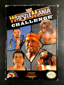 WWF WrestleMania Challenge (Nes, 1990) Complete in Box CIB