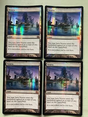 MTG 4X VESUVA FROM THE VAULT: REALMS MYTHIC RARE FOIL NM - Image 1 of 2