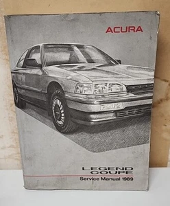 Acura Legend 1989 cupé manual de taller de reparación de servicio fabricante de equipos originales libro 89 x - Imagen 1 de 3