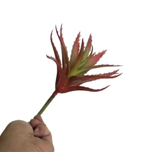 Red Artificial Succulents Aloe Fake Aloe Realistic DIY Home Decor Faux Fake S... - Picture 1 of 5