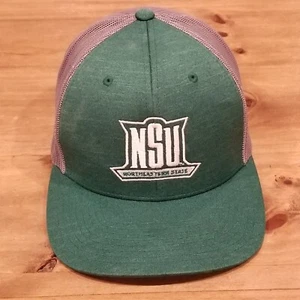 NSU Riverhawks Hat Cap Snapback Green North Eastern State Oklahoma One Size - Picture 1 of 9