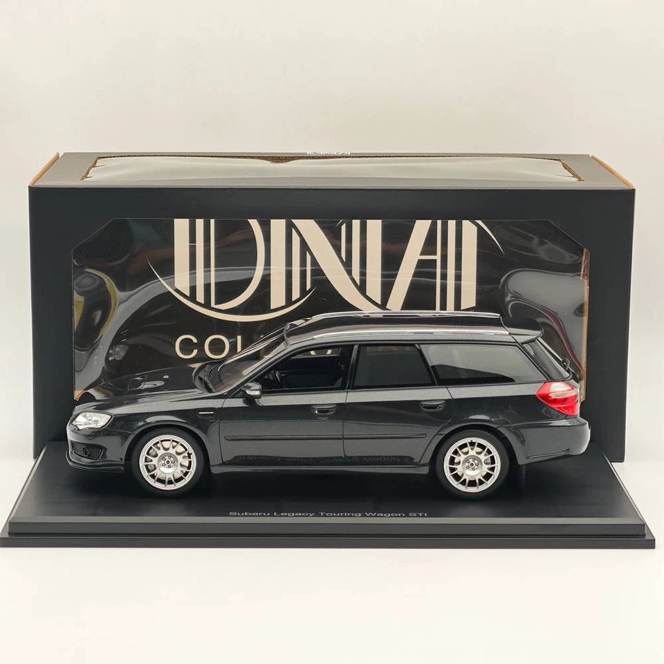 1/18 DNA Collectibles Subaru Legacy Touring Wagon STI S402 Grey Resin Model Car - Immagine 1 di 4