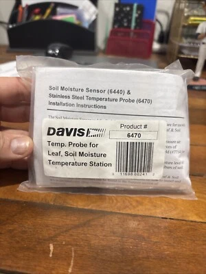 Davis Instruments 6470 Davis Stainless Steel Temperature Prob with 2-Wire Ter... - Image 1 of 2