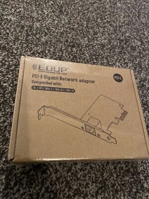 PCI-E Gigabyte network adaptor Brand New Boxed - Image 1 of 4
