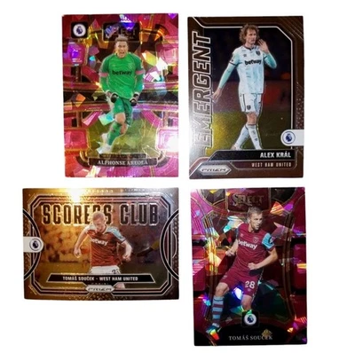 West Ham United Football Cards Bundle Lot Soccer Rare Parallel Cracked Insert - Image 1 of 4