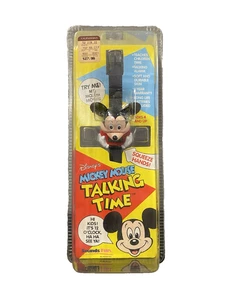 1991 Disney's Mickey Mouse Talking Time Wrist Watch Sounds Fun BRAND NEW, Sealed - Picture 1 of 5