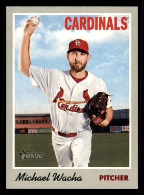 2019 Topps Heritage #119 Michael Wacha St. Louis Cardinals - Image 1 of 2