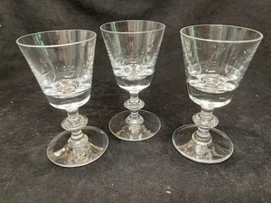 Val Sainte Lambert 4 3/4" wines/liquers set of 3 - Picture 1 of 4