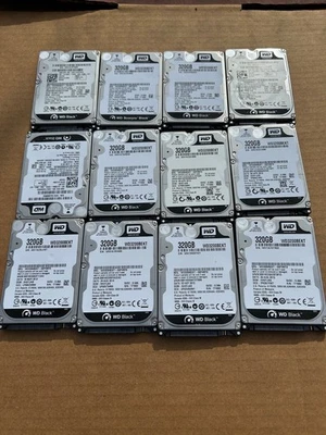 320GB Hard Drive Laptop WESTERN DIGITAL NEW  PULLS FROM NEW EQUIPMENT 14 EACH - Image 1 of 2